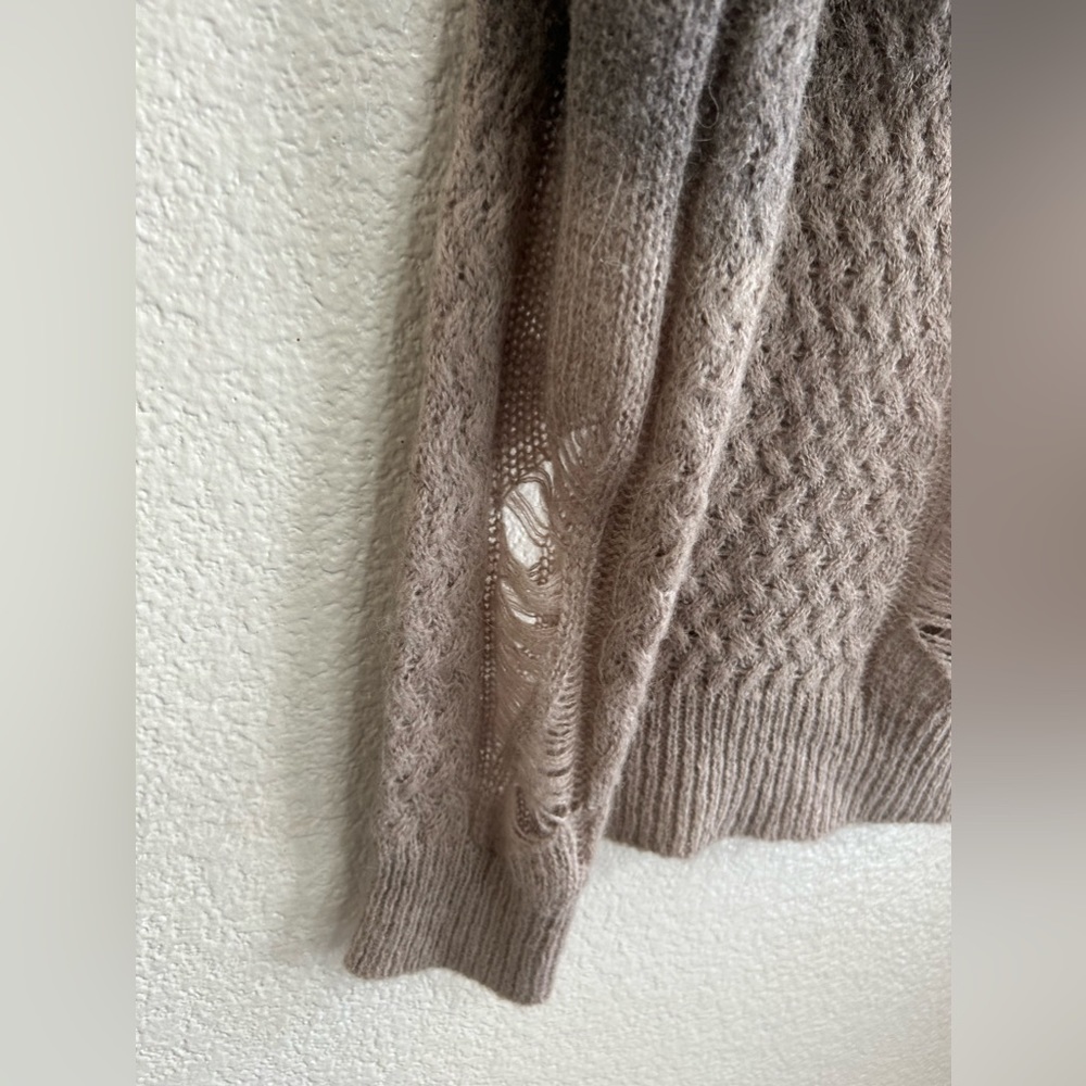 Itterre Wool Ombre Brown Sweater - Picture 4 of 16